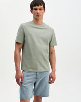Dean - Sage Textured Organic Cotton T-Shirt