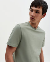 Dean - Sage Textured Organic Cotton T-Shirt