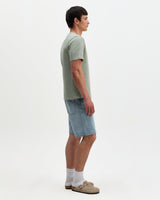 Dean - Sage Textured Organic Cotton T-Shirt