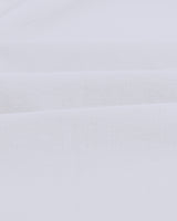 wax london men's Dean - White Textured Organic Cotton T-Shirt