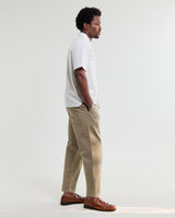 wax london men's Didcot - Ecru Summer Applique Short-Sleeve Shirt