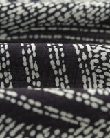 wax london men's Didcot - Navy And Ecru Abstract Print Short-Sleeve Shirt