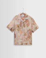 wax london men's Didcot - Pastel And Multicolour Floral Short-Sleeve Shirt