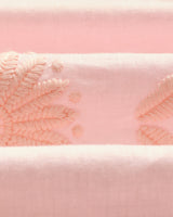 wax london men's Didcot - Pink Flower Embroidered Short-Sleeve Shirt