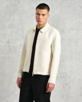 wax london men's Eldon - Ecru Meadow Jacquard Jacket