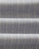 Eldon - Light Blue Herringbone Cotton Jacket
