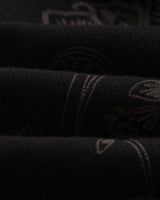 wax london men's Elm - Black Floral Embroidered Wool Jacket