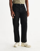 wax london men's Felix - Black Loose Fit Denim Jeans