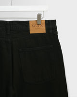 wax london men's Felix - Black Loose Fit Denim Jeans