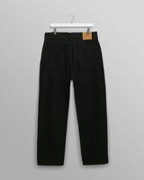 wax london men's Felix - Black Loose Fit Denim Jeans