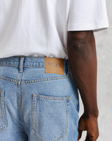 wax london men's Felix - Blue Loose Fit Denim Jeans - STORES