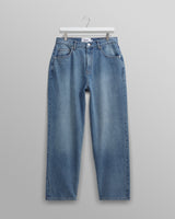 wax london men's Felix - Blue Loose Fit Denim Jeans - STORES