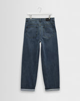 Felix - Mid Blue Wash Selvedge Loose Fit Denim Jeans