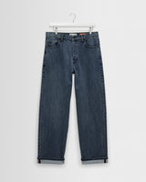 Felix - Mid Blue Wash Selvedge Loose Fit Denim Jeans