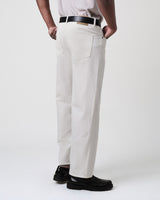 wax london men's Felix - Off White Loose Fit Denim Jeans