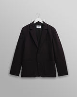 wax london men's Fintry - Black Seersucker Blazer