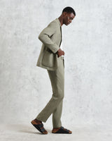 wax london men's Fintry - Khaki Linen Blazer