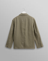 wax london men's Fintry - Khaki Linen Blazer
