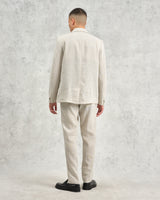 wax london men's Fintry - Natural Linen Blazer