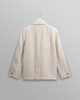 wax london men's Fintry - Natural Linen Blazer
