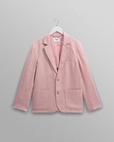 wax london men's Fintry - Pale Pink Linen Blazer