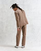 wax london men's Fintry - Taupe Corduroy Blazer