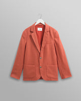 wax london men's Fintry - Terracotta Linen Blazer