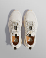 wax london men's Flower Mountain YAMANO 3 - Beige Suede And Cotton Cloth Trainers