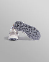 wax london men's Flower Mountain - Cream Suede And Technical Fabric Trainers