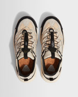 wax london men's Flower Mountain IWANO 2 - White And Black Suede And Nylon Trainers