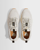 wax london men's Flower Mountain YAMANO 3 - Beige Suede And Cotton Cloth Trainers