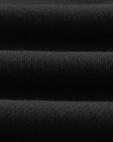 wax london men's Ska - Black Embroidered Logo Loopback Cotton Joggers