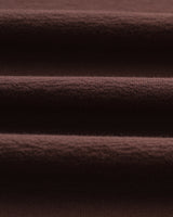 wax london men's Dean - Dark Brown Textured Organic Cotton T-Shirt