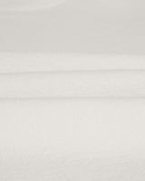 wax london men's Hayden - Ecru Textured Organic Cotton Long Sleeve T-Shirt