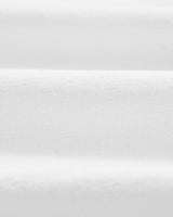 wax london men's Hayden - White Textured Organic Cotton Long Sleeve T-Shirt