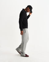 wax london men's Hays - Black Structured Waffle Overshirt