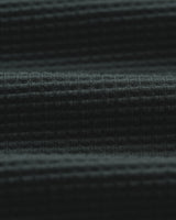 wax london men's Hays - Dark Green Structured Waffle Overshirt