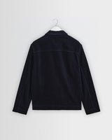 wax london men's Healey - Navy Corduroy Chore Jacket