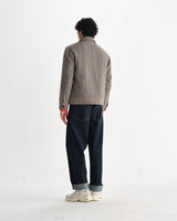 wax london men's Heath - Natural Houndstooth Check Jacket