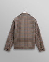 wax london men's Heath - Natural Houndstooth Check Jacket