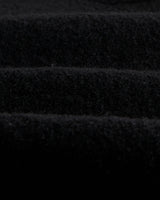 wax london men's Iggy - Black Knitted Wool Jacket