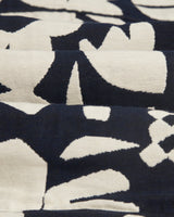 wax london men's Iggy - Navy And Ecru Spin Jacquard Jacket