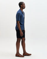 Ivy - Washed Blue Cotton Knitted Shirt