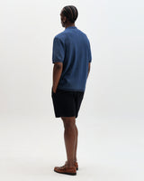 Ivy - Washed Blue Cotton Knitted Shirt