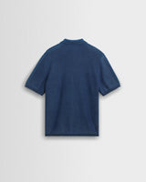 Ivy - Washed Blue Cotton Knitted Shirt