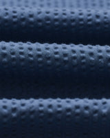 Keats - Blue Cotton Seersucker Short-Sleeve Shirt