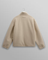 wax london men's Killick - Natural Reversible Corduroy Borg Jacket