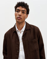 Kimpton - Brown Washed Linen Jacket