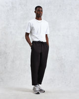 wax london men's Kurt - Black Petal Quilt Trousers