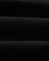 wax london men's Kurt - Washed Black Linen Trousers